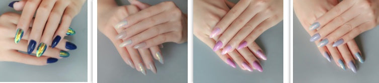24 Pcs Trendy Wearable Fake Nails – Stylish Press-On Nail Tips for DIY & Salon Manicure - HZ Mobile