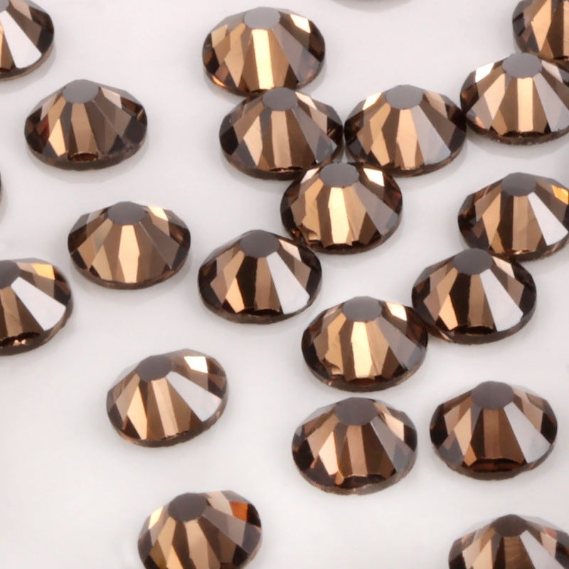 Glass Flat Rhinestones for Nail Drill – Sparkling Crystal Gems for DIY & Salon Nail Art - HZ Mobile