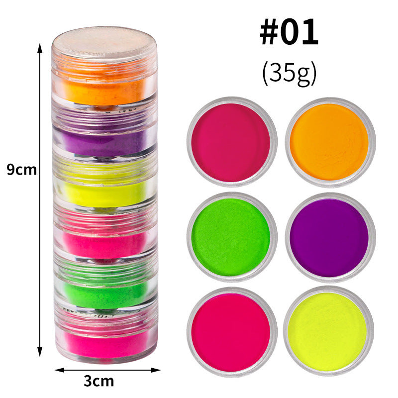 6 Colors Pearl Powder – Shimmer Dyed Pigment for Nails, Crafts & Resin Art - HZ Mobile