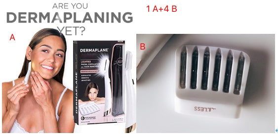 Flawless Dermaplane Glo – Facial Hair Remover & Exfoliating Dermaplaning Tool - HZ Mobile