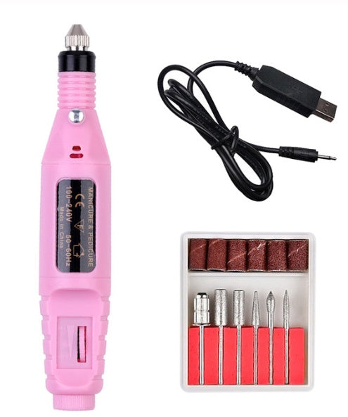 Electric Nail Drill Pen – Portable Nail Polish Machine & Manicure Tool for DIY & Salon - HZ Mobile