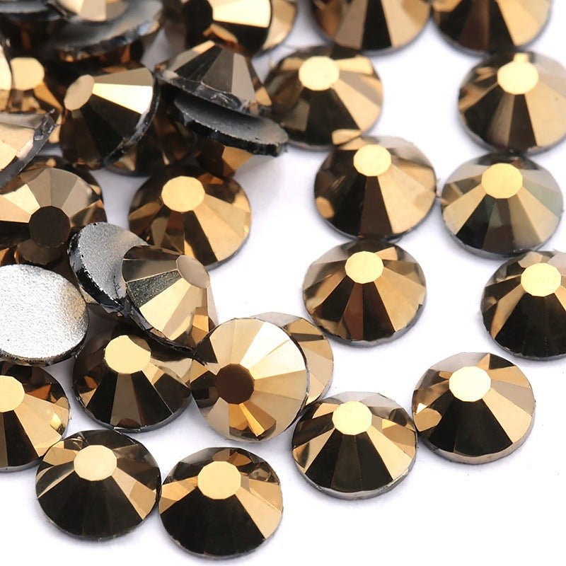 Glass Flat Rhinestones for Nail Drill – Sparkling Crystal Gems for DIY & Salon Nail Art - HZ Mobile