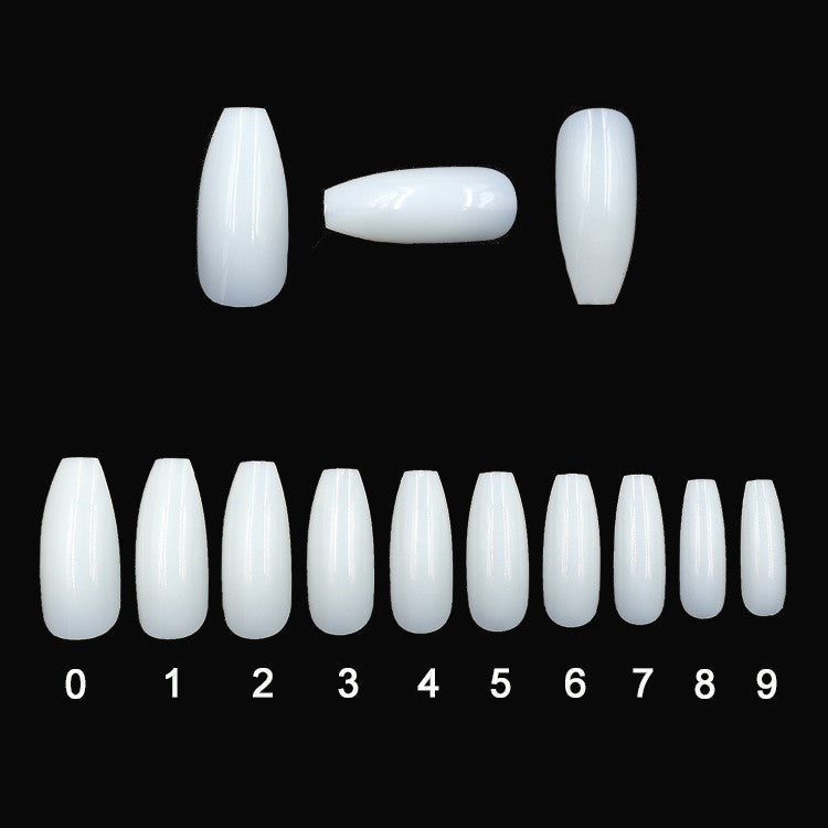 500 Pcs Transparent Natural Fake Nails – Full Cover Acrylic Nail Tips for DIY Manicure & Nail Art - HZ Mobile