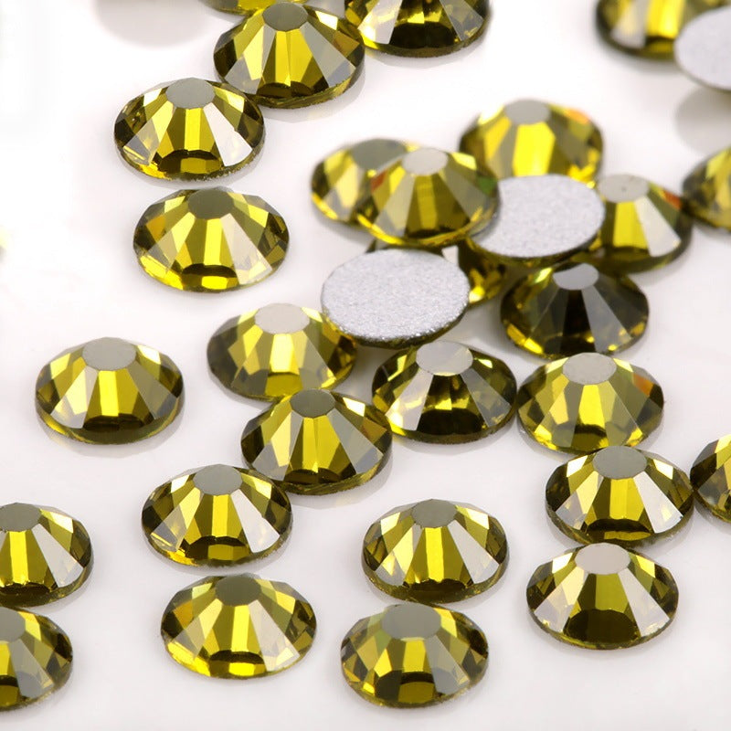 Glass Flat Rhinestones for Nail Drill – Sparkling Crystal Gems for DIY & Salon Nail Art - HZ Mobile