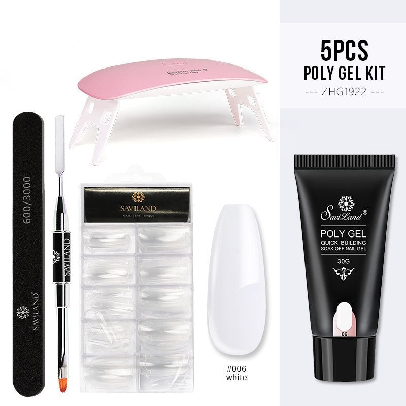Quick Crystal Nail Extension Gel Set – Easy Builder Gel Kit for DIY & Salon Manicure - HZ Mobile