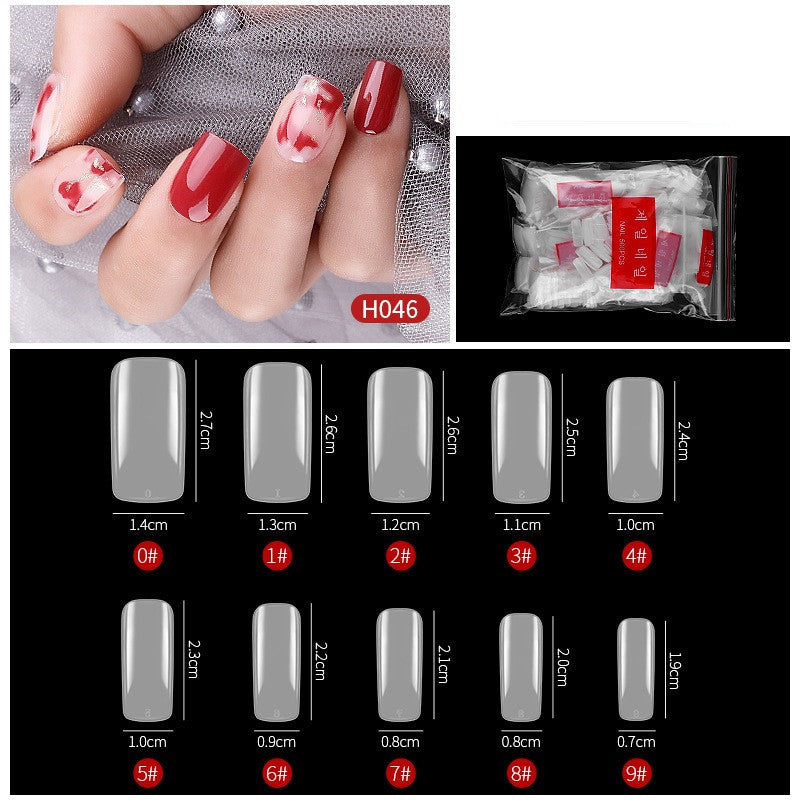 No-Trace Drop False Nails – Seamless Press-On Tips for DIY & Salon Nail Art - HZ Mobile
