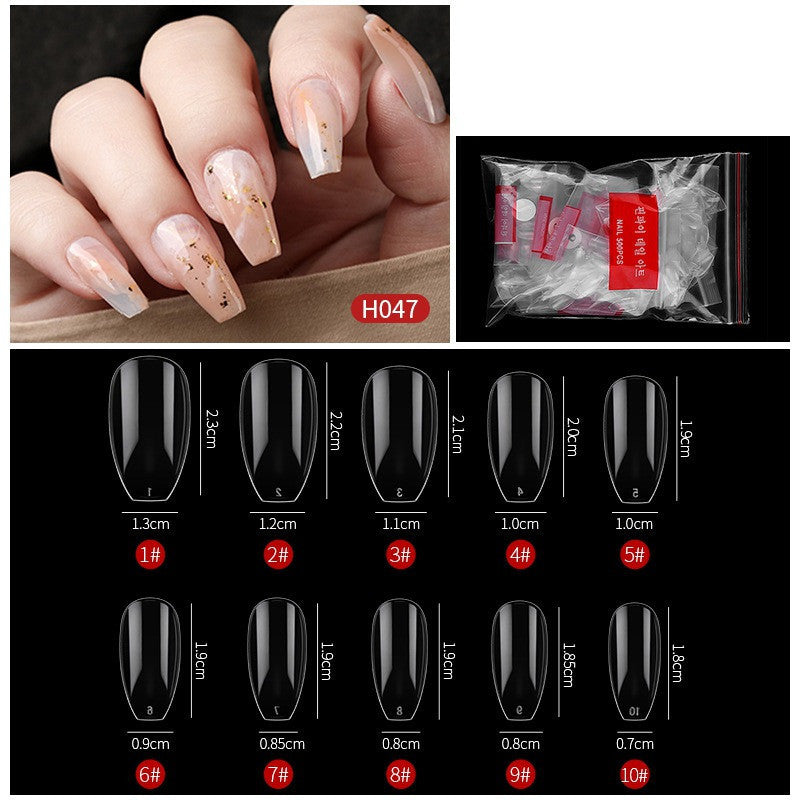 No-Trace Drop False Nails – Seamless Press-On Tips for DIY & Salon Nail Art - HZ Mobile