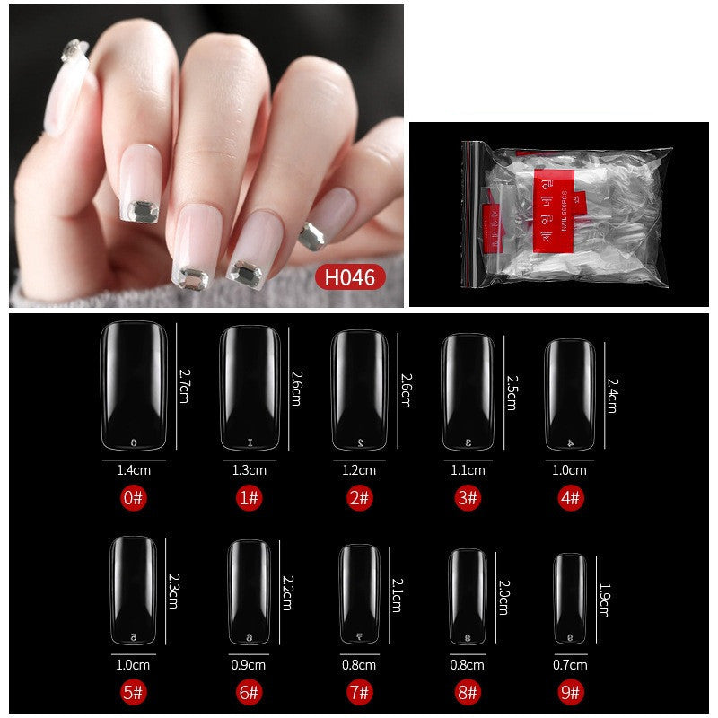 No-Trace Drop False Nails – Seamless Press-On Tips for DIY & Salon Nail Art - HZ Mobile