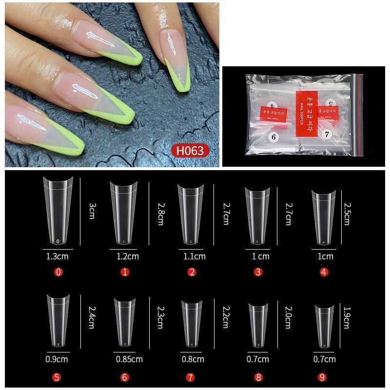 No-Trace Drop False Nails – Seamless Press-On Tips for DIY & Salon Nail Art - HZ Mobile
