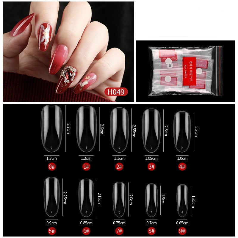 No-Trace Drop False Nails – Seamless Press-On Tips for DIY & Salon Nail Art - HZ Mobile