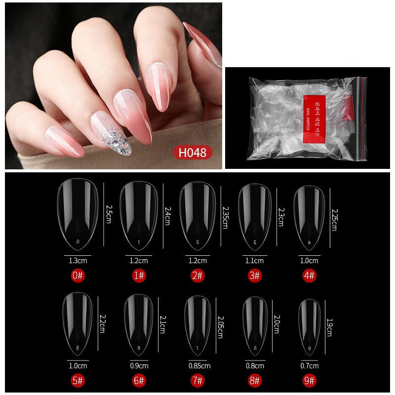No-Trace Drop False Nails – Seamless Press-On Tips for DIY & Salon Nail Art - HZ Mobile
