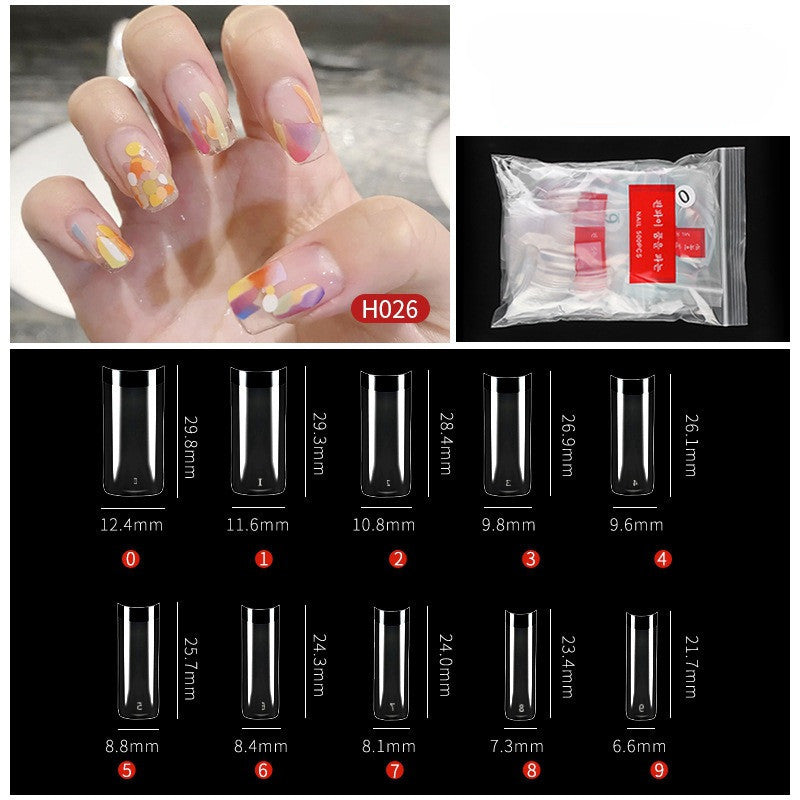 No-Trace Drop False Nails – Seamless Press-On Tips for DIY & Salon Nail Art - HZ Mobile