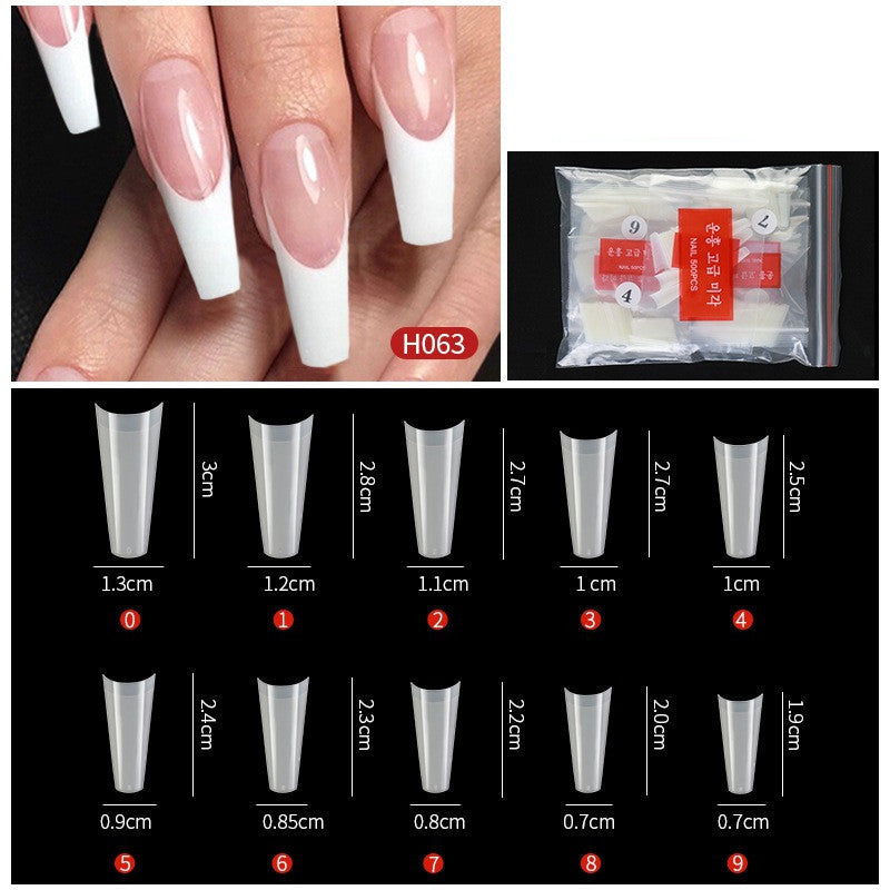 No-Trace Drop False Nails – Seamless Press-On Tips for DIY & Salon Nail Art - HZ Mobile
