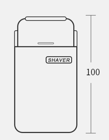 Mini Electric Shaver – Fully Washable, Magnetic Blade, USB Type-C Charging - HZ Mobile