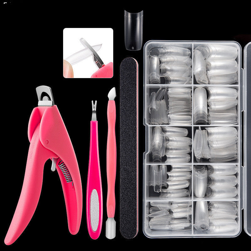 500 Pcs French Fake Nails – Full Cover Acrylic Nail Tips for DIY Manicure & Nail Art - HZ Mobile