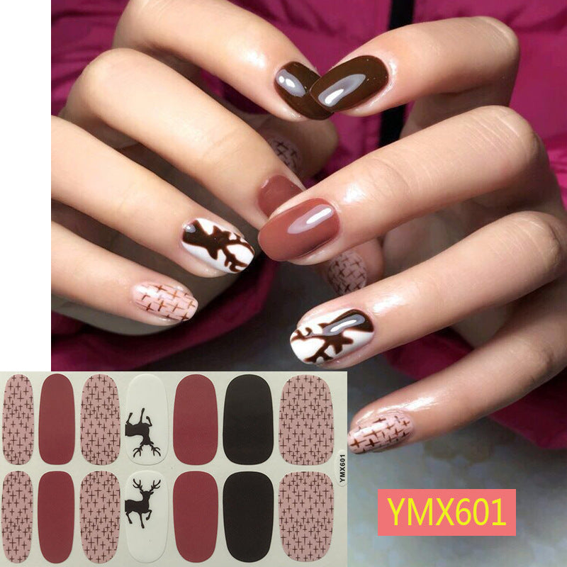 Christmas Nail Stickers – Festive Holiday Nail Art Decals for DIY & Professional Manicure - HZ Mobile