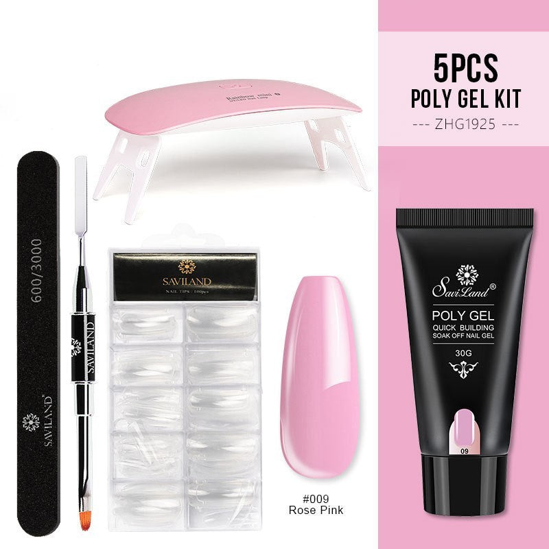 Quick Crystal Nail Extension Gel Set – Easy Builder Gel Kit for DIY & Salon Manicure - HZ Mobile