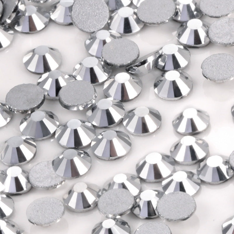 Glass Flat Rhinestones for Nail Drill – Sparkling Crystal Gems for DIY & Salon Nail Art - HZ Mobile