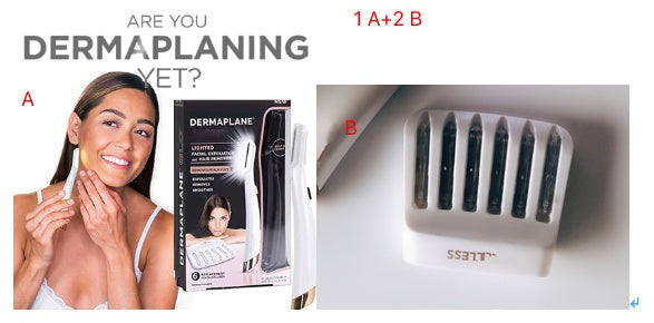 Flawless Dermaplane Glo – Facial Hair Remover & Exfoliating Dermaplaning Tool - HZ Mobile