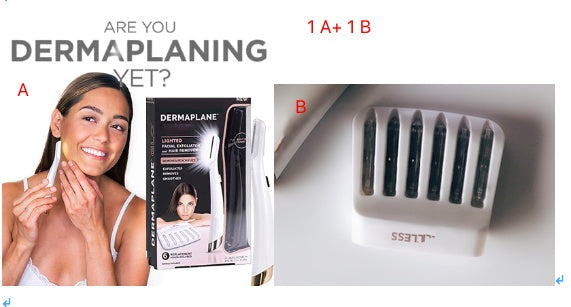 Flawless Dermaplane Glo – Facial Hair Remover & Exfoliating Dermaplaning Tool - HZ Mobile