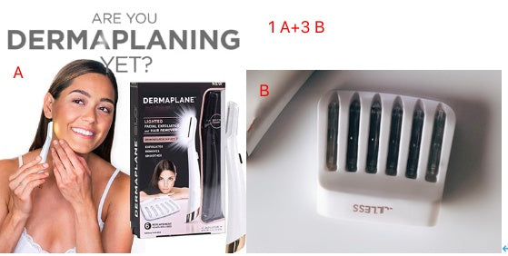 Flawless Dermaplane Glo – Facial Hair Remover & Exfoliating Dermaplaning Tool - HZ Mobile