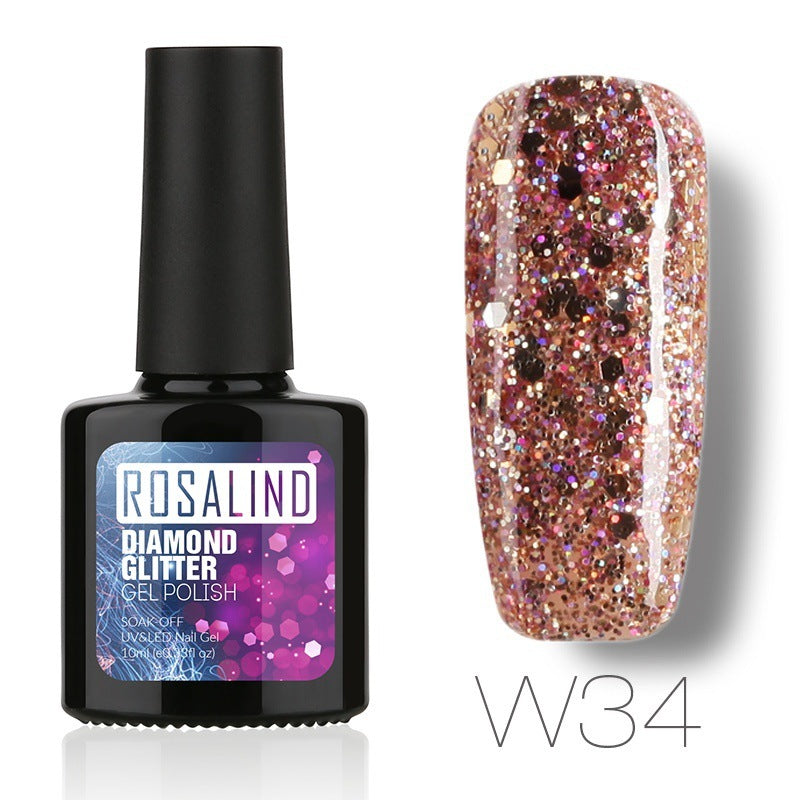 Diamond Nail Gel – Shiny Long-Lasting UV/LED Gel Polish for Sparkling Nail Art - HZ Mobile