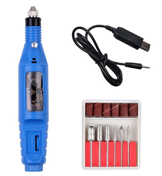Electric Nail Drill Pen – Portable Nail Polish Machine & Manicure Tool for DIY & Salon - HZ Mobile