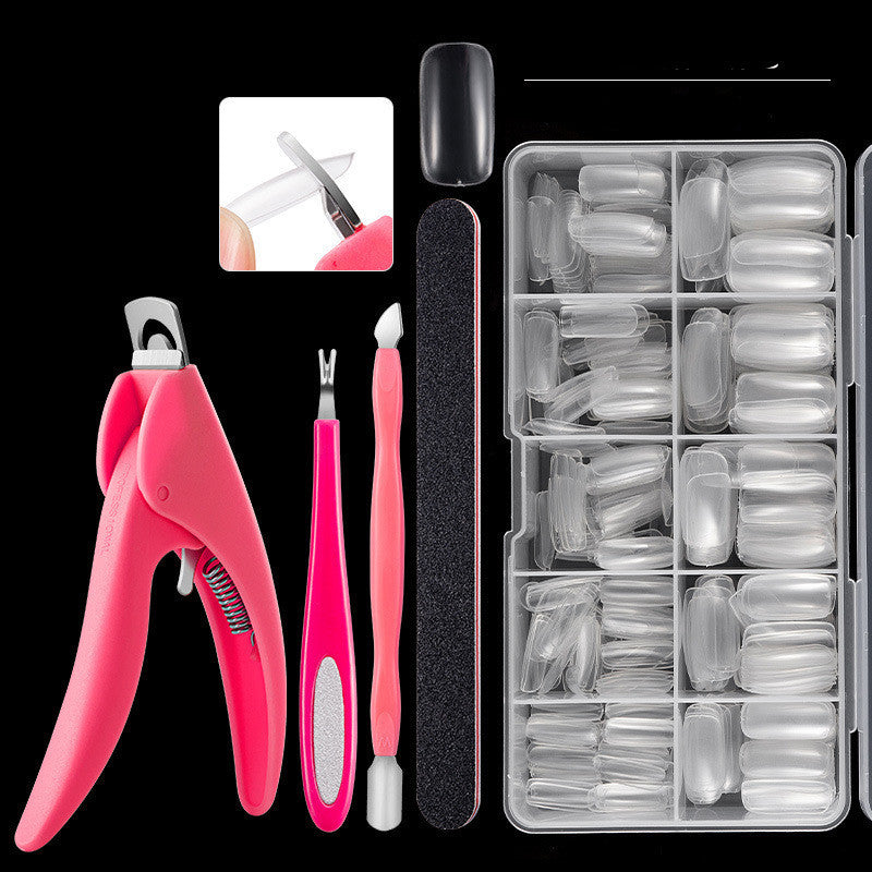 500 Pcs French Fake Nails – Full Cover Acrylic Nail Tips for DIY Manicure & Nail Art - HZ Mobile