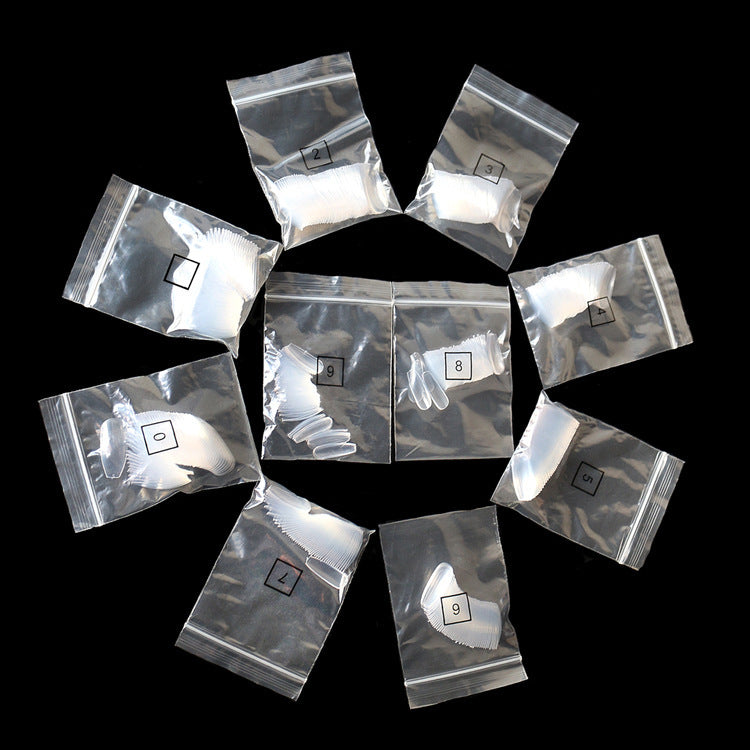 500 Pcs Transparent Natural Fake Nails – Full Cover Acrylic Nail Tips for DIY Manicure & Nail Art - HZ Mobile