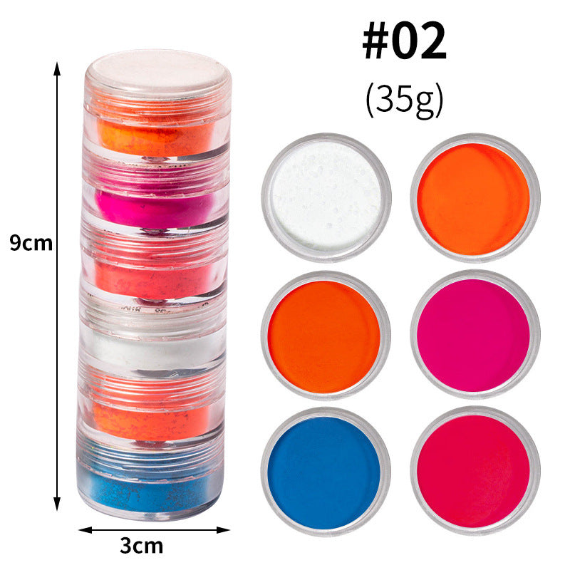 6 Colors Pearl Powder – Shimmer Dyed Pigment for Nails, Crafts & Resin Art - HZ Mobile