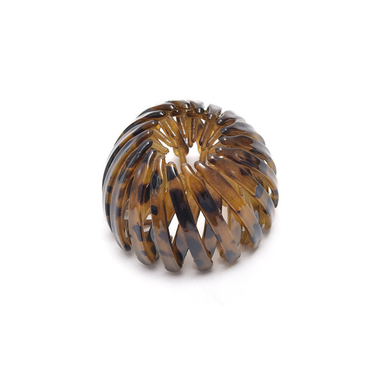 Bird’s Nest Rhinestone Hairpin – Colorful Ponytail Ball Clip & Elegant Hair Accessory - HZ Mobile