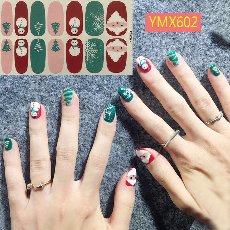 Christmas Nail Stickers – Festive Holiday Nail Art Decals for DIY & Professional Manicure - HZ Mobile
