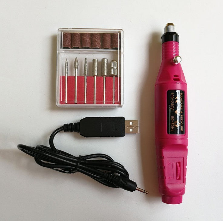 Electric Nail Drill Pen – Portable Nail Polish Machine & Manicure Tool for DIY & Salon - HZ Mobile