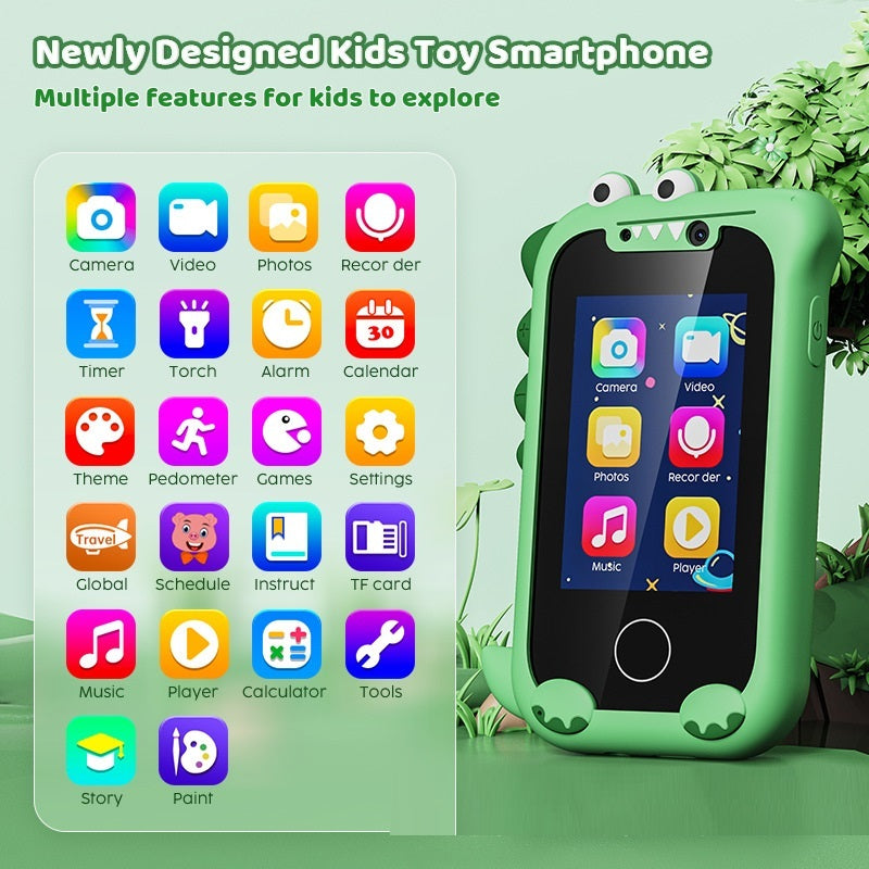 Early Childhood Education Photo Video Game Mini Bear Handheld Touch Mobile Phone Camera - HZ Mobile