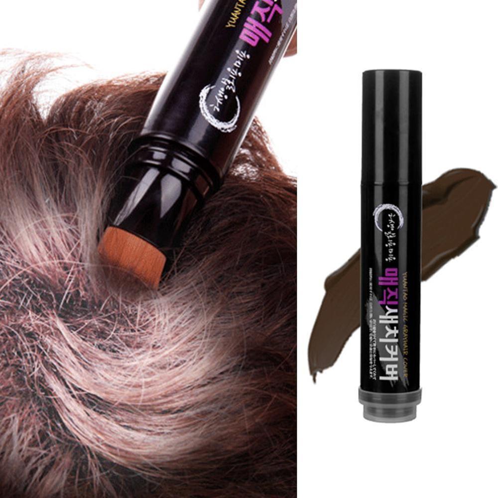 Temporary Hair Color Brush & Comb – One-Time White Wax Hair Dye Pen for DIY Styling - HZ Mobile