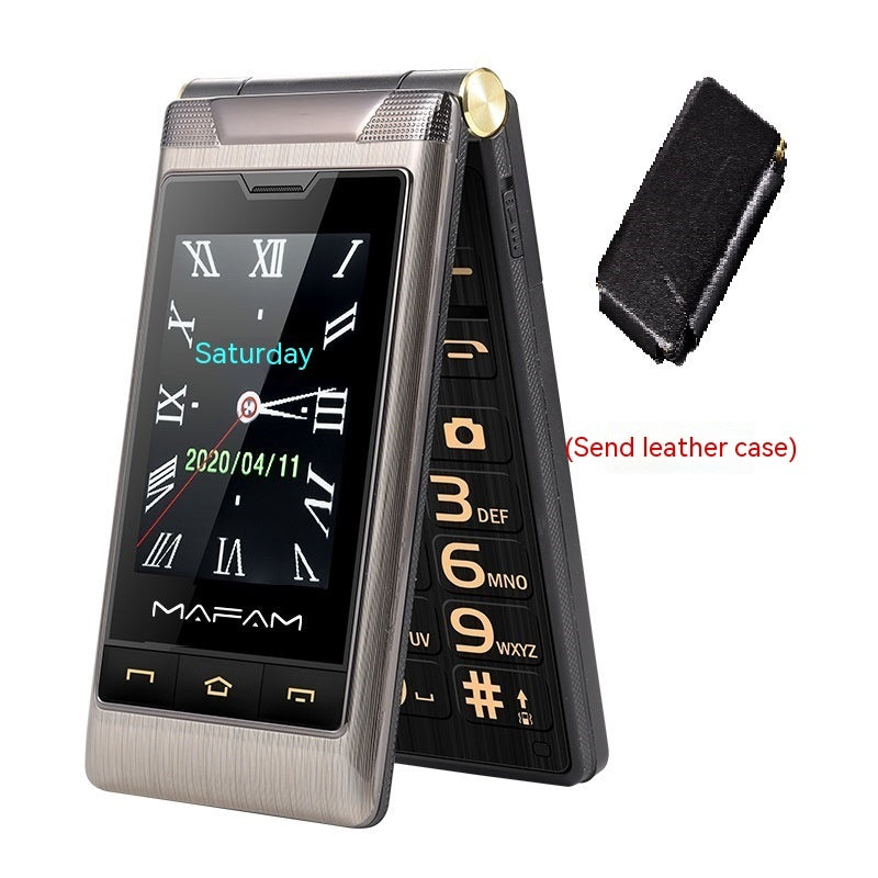 Full Network Connectivity Dual Screen Flip Cover Elderly Machine Backup Machine - HZ Mobile