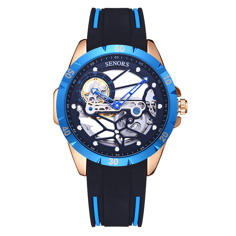 Full-Automatic Hollow Men’s Mechanical Watch – HZ Mobile - HZ Mobile