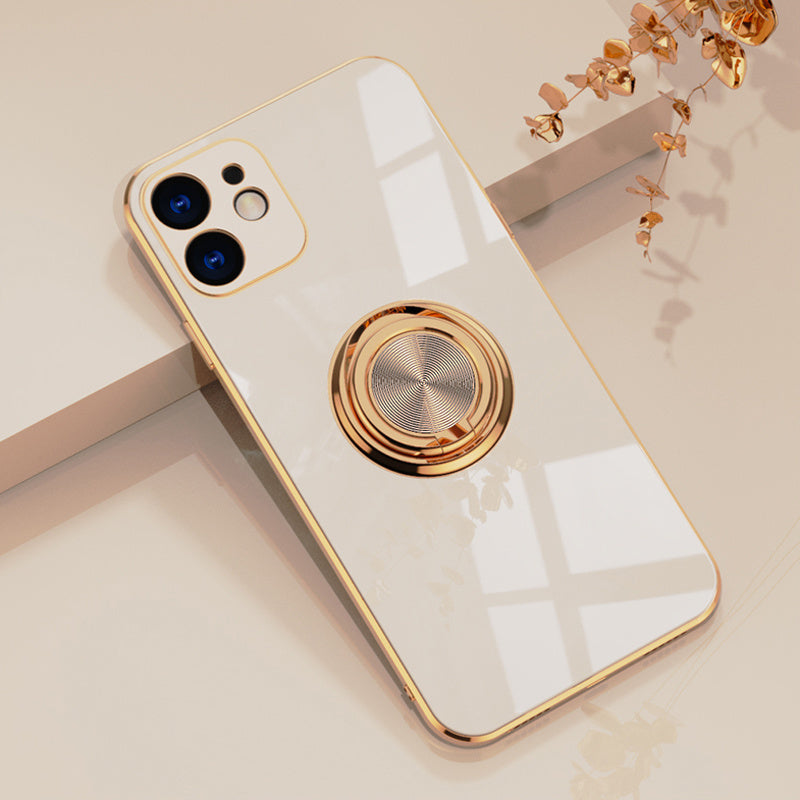 Electroplating Car Magnetic Mobile Phone Case - HZ Mobile