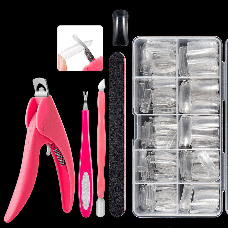 500 Pcs French Fake Nails – Full Cover Acrylic Nail Tips for DIY Manicure & Nail Art - HZ Mobile