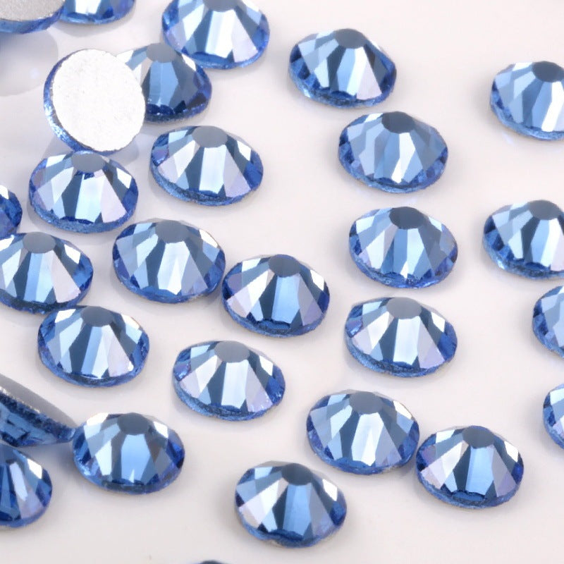 Glass Flat Rhinestones for Nail Drill – Sparkling Crystal Gems for DIY & Salon Nail Art - HZ Mobile