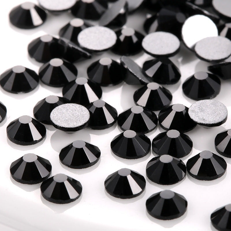 Glass Flat Rhinestones for Nail Drill – Sparkling Crystal Gems for DIY & Salon Nail Art - HZ Mobile