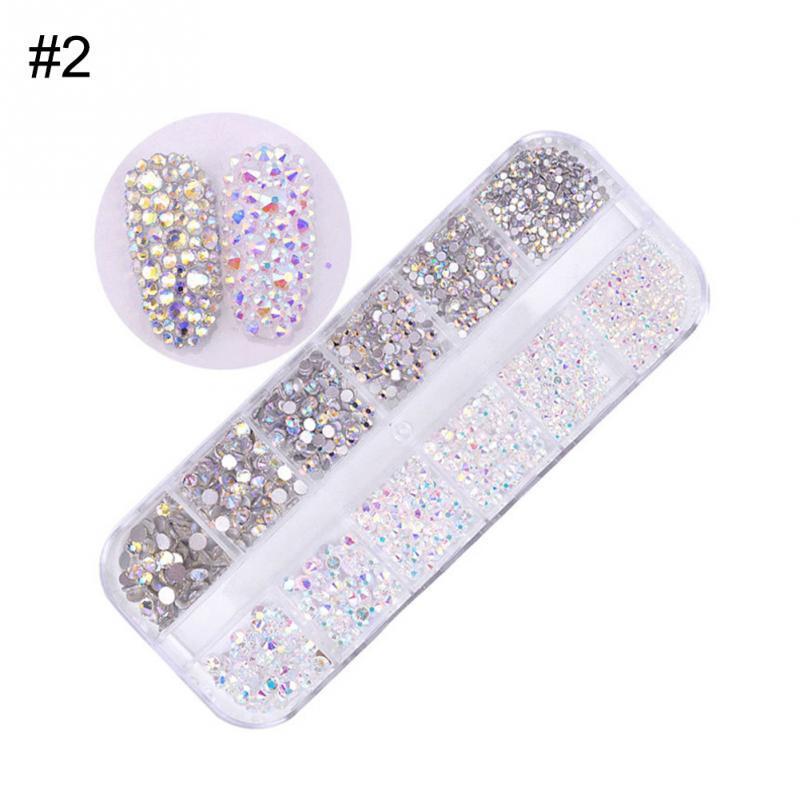 Symphony AB Rhinestones for Nail Art – Sparkling Crystal Decorations for DIY & Salon Manicure - HZ Mobile