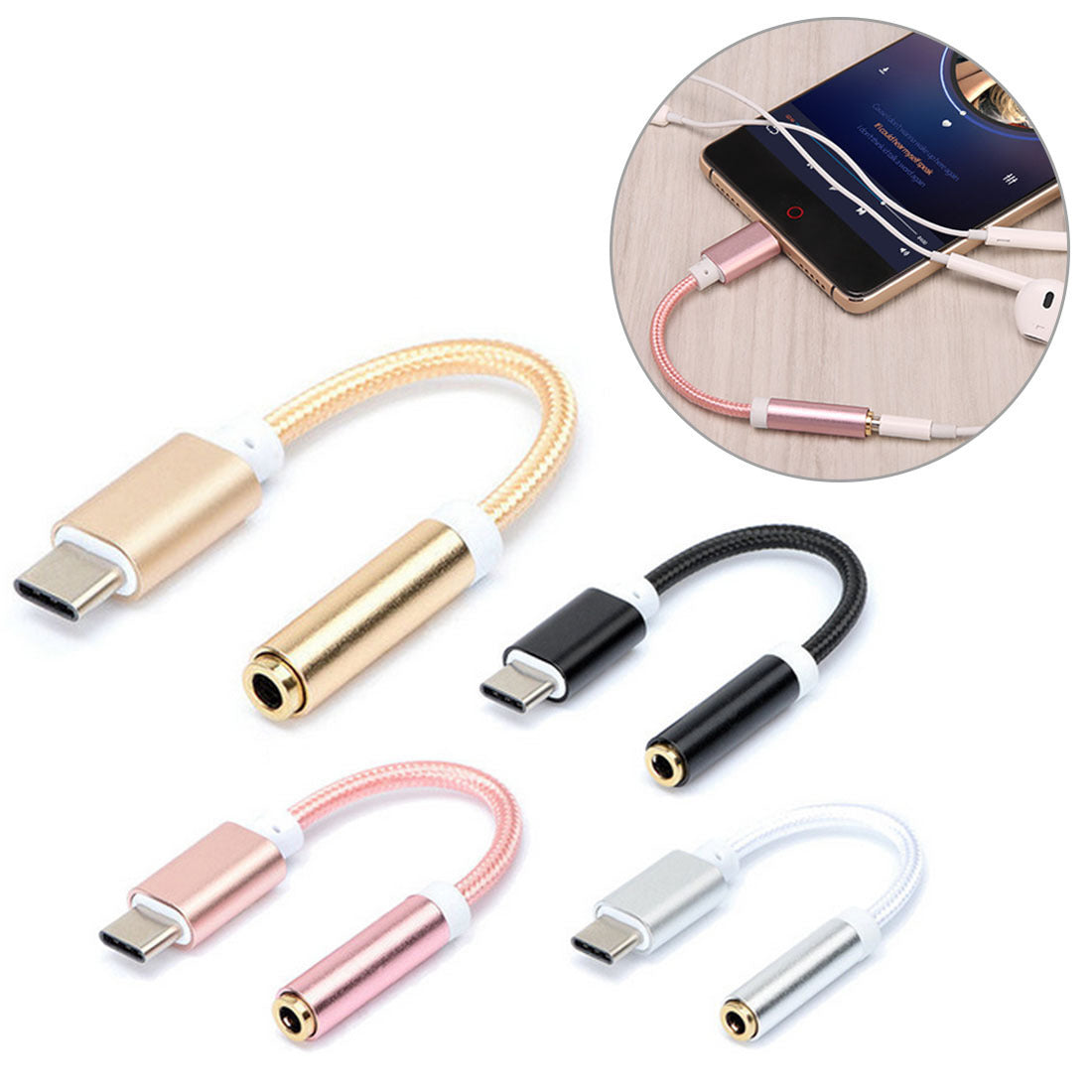 Headphone Audio Conversion Mobile Phone Adapter Cable - HZ Mobile