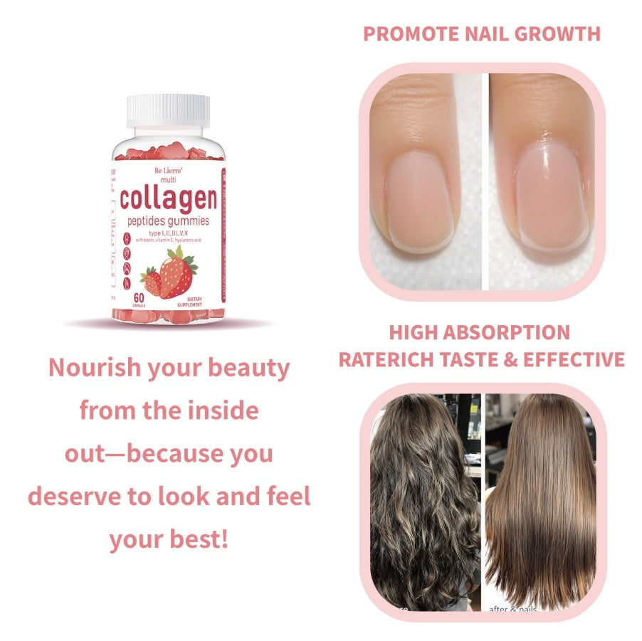 Collagen Peptide Gummies – Skin, Hair & Joint Support Beauty Supplement - HZ Mobile
