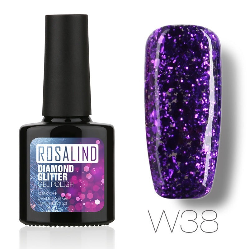 Diamond Nail Gel – Shiny Long-Lasting UV/LED Gel Polish for Sparkling Nail Art - HZ Mobile