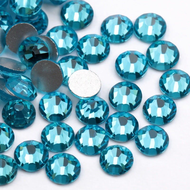 Glass Flat Rhinestones for Nail Drill – Sparkling Crystal Gems for DIY & Salon Nail Art - HZ Mobile