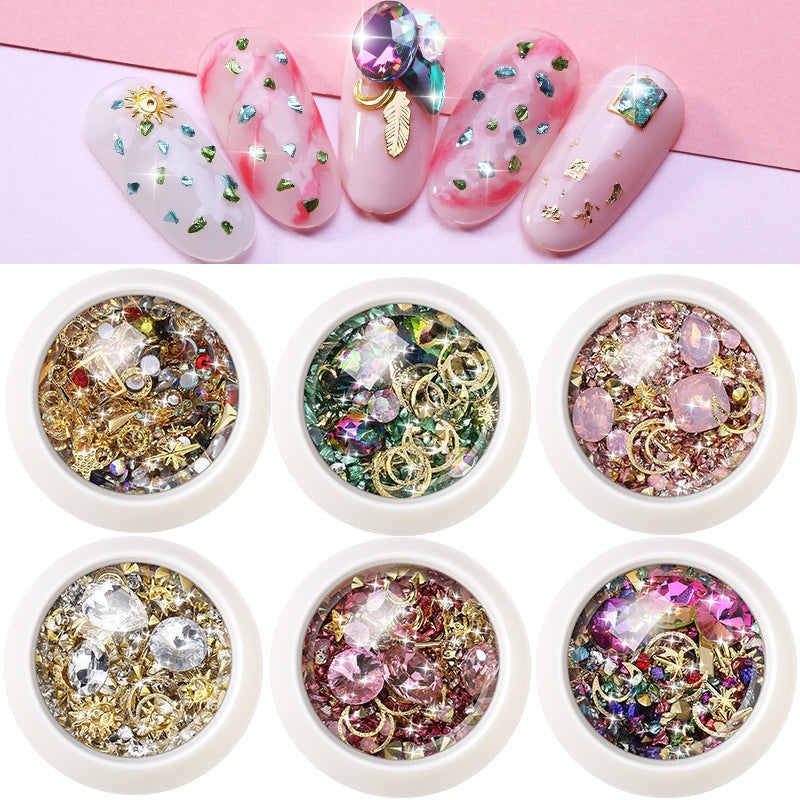 Diamond Nail Rivets – Sparkling Nail Art Jewelry Gems for DIY & Professional Manicure - HZ Mobile