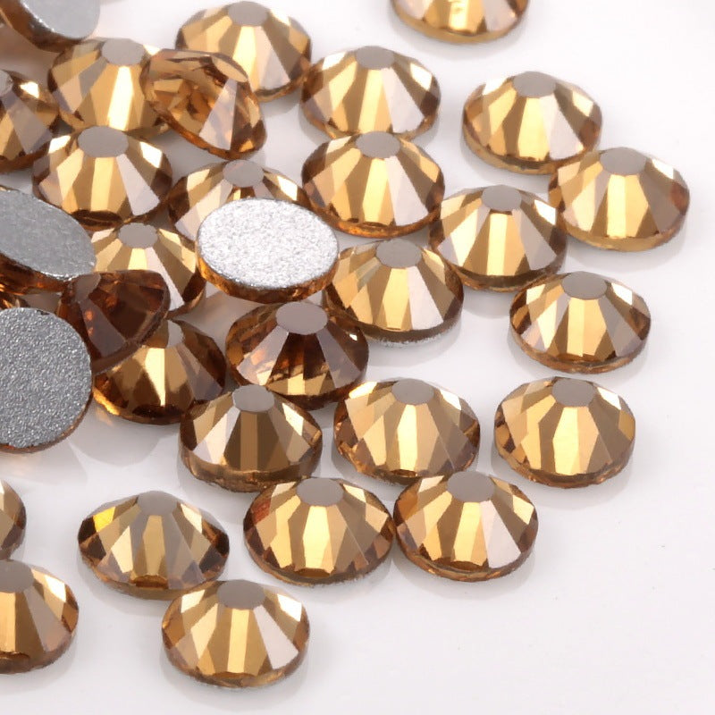 Glass Flat Rhinestones for Nail Drill – Sparkling Crystal Gems for DIY & Salon Nail Art - HZ Mobile