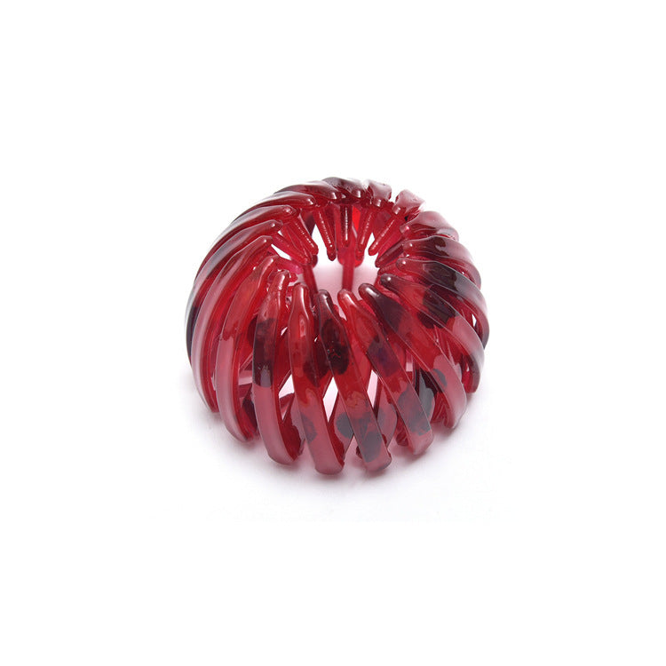 Bird’s Nest Rhinestone Hairpin – Colorful Ponytail Ball Clip & Elegant Hair Accessory - HZ Mobile