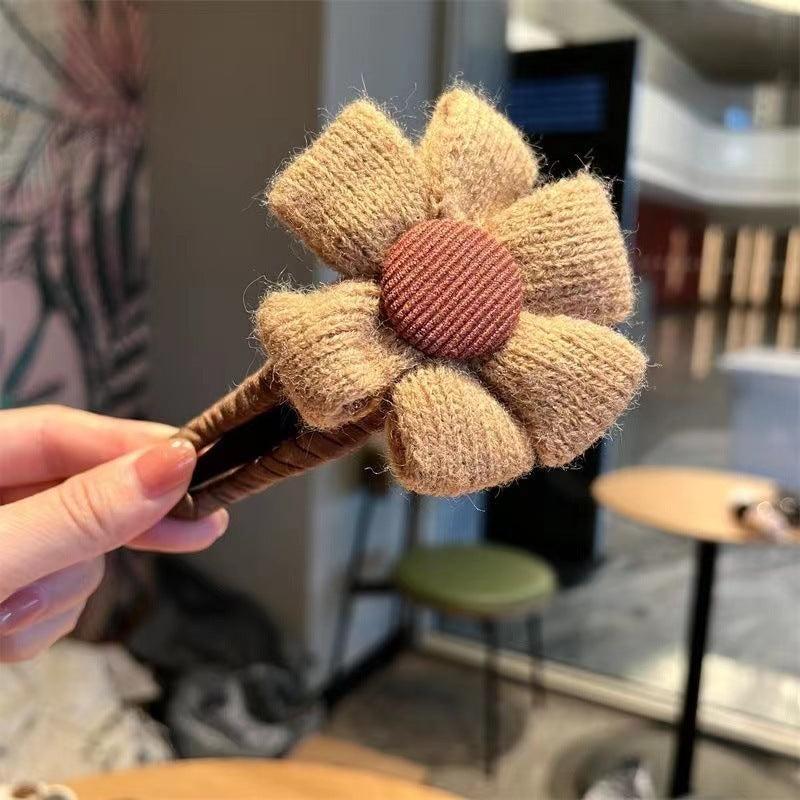 Large Cloth Flower Hairpin – High-End Mori Style Hair Clip for Elegant Updos & Back-of-Head Styling - HZ Mobile